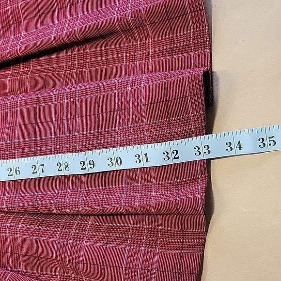 GO International Size 5 Tiny Cap Sleeve, Belted, Cowl Neck, Plaid Dress, EUC - Picture 13 of 15